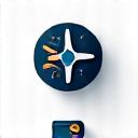 Icon depicting a car battery, tire, and fuel nozzle, symbolizing on-site assistance