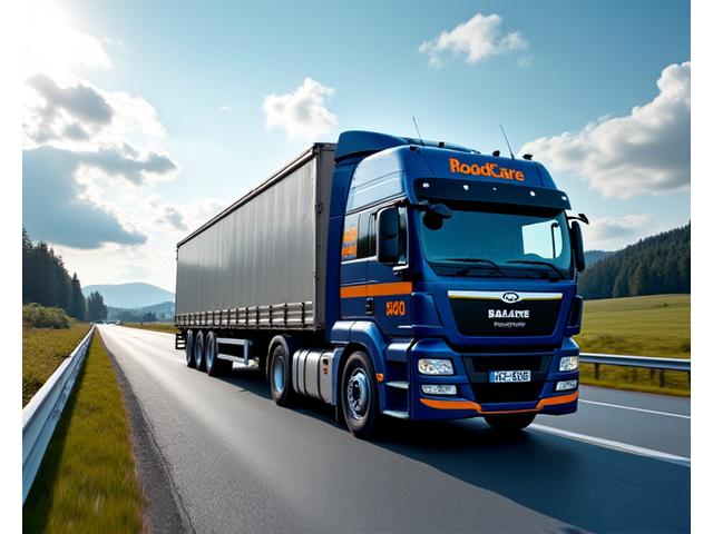 A large ASF Viertel RoadCare heavy-duty tow truck recovering a semi-trailer truck from a ditch on an Austrian highway.