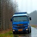 ASF Viertel RoadCare tow truck carefully recovering a vehicle from a difficult embankment using a winch system.